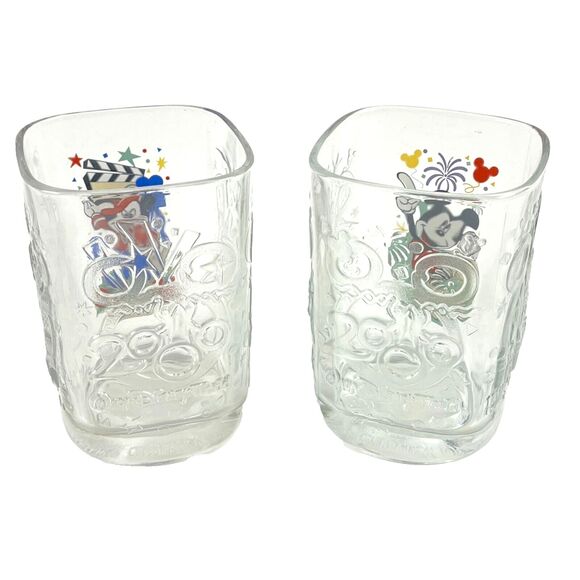 VTG McDonalds Mickey Mouse glasses Walt Disney World Millenium Celebration 2000 - Picture 10 of 12